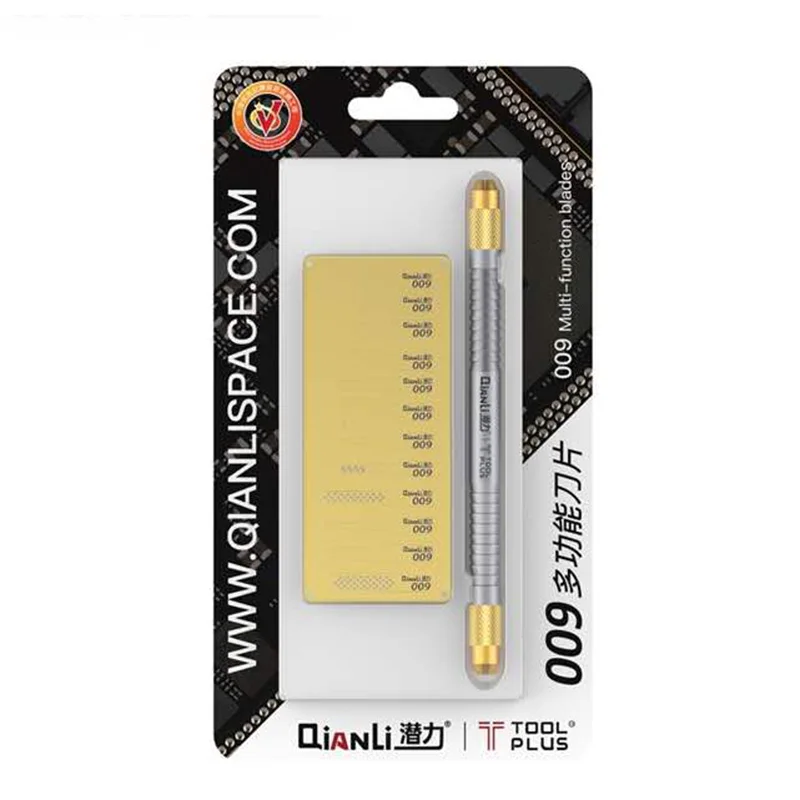 Qianli multifunzionale 007 008009Plus coltello per la rimozione della colla IC BGA NAND CPU Edge colla per la pulizia Scrapper per la riparazione della scheda madre del telefono