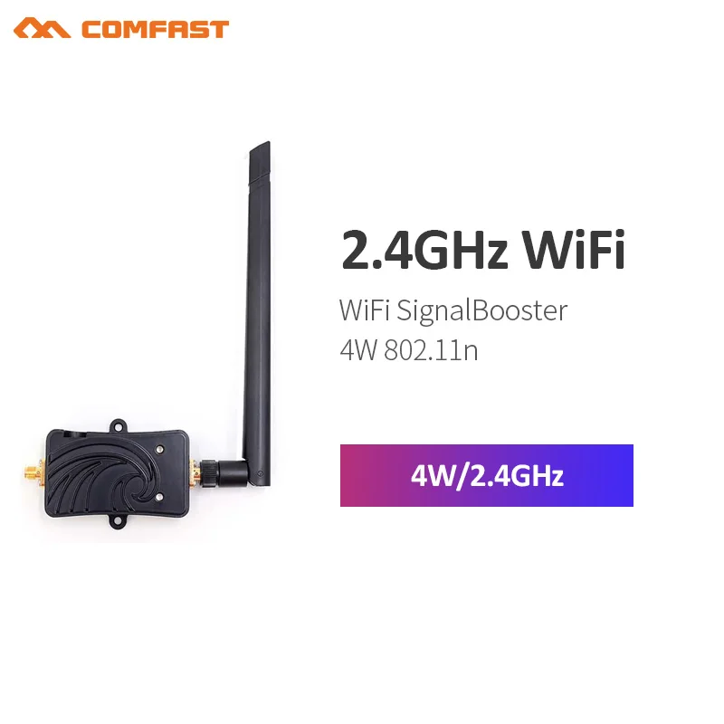 AMPLIFICADOR DE POTENCIA WiFi de 4W, amplificador de señal de 2,4 GHz, extensor de rango inalámbrico, repetidor AP para enrutador, accesorios de