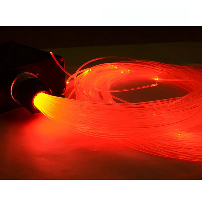 150m/Roll 3mm diameter PMMA plastic fiber optic end glow cable for DIY fiber optics light