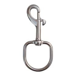 316 Stainless Steel Swivel Eye Bolt Snap Spring Hook for Scuba Diving Marine Grade Scuba Diving Climbing Boat Hardware Camera