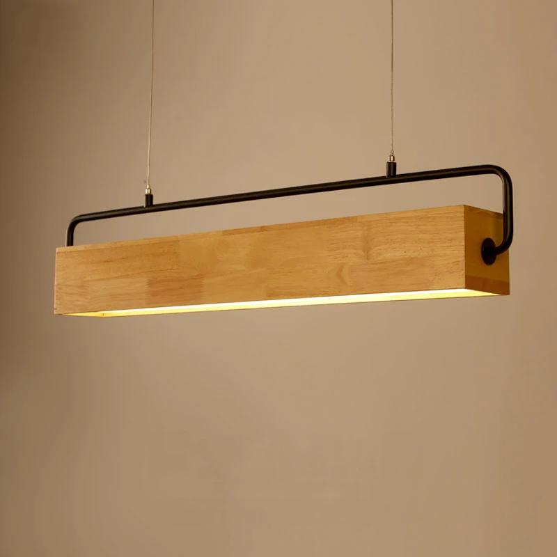 nordic wood led pendant lights modern pendant lamps long strip pendurado lampada apto para jantar sala de estar cozinha escritorio loja bar cafe 01