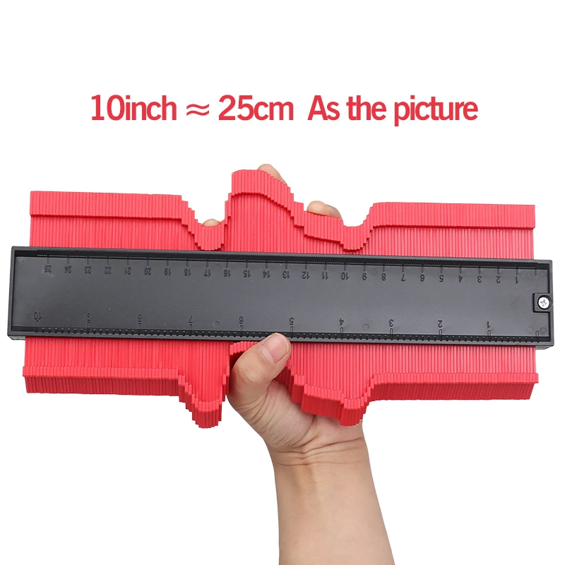 Onnfang 2PCS/Packs Copy Gauge Duplicator Contour Scale Template Wood Marking Tools Tiling Measuring Ruler Woodworking Tools