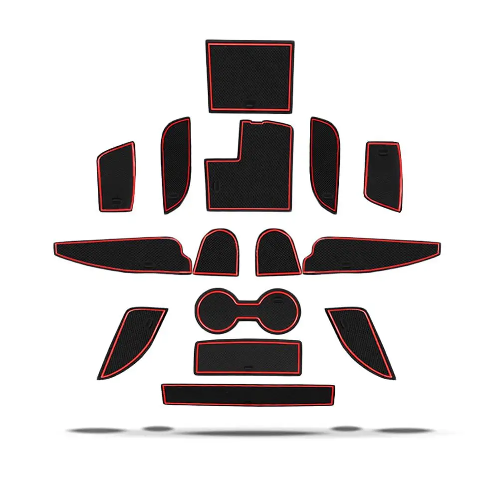 Коврик для паза двери автомобиля RUIYA для Stonic 2018 2019 2020 2021 2022 противоскользящие пыленепроницаемые прокладки для ворот автомобильные аксессуары для интерьера