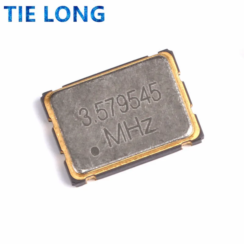 5PCS 5*7mm 7050 4 pins SMD Oscillator 3.579545MHz 3.579545M 3.579545mhz Active Crystal Oscillator