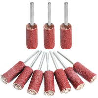 10pcs Sanding Drum 80-400 Grit with 3mm Mandrel for Dremel Rotary Tools Abrasive Tools Sanding Bands Sanding Head