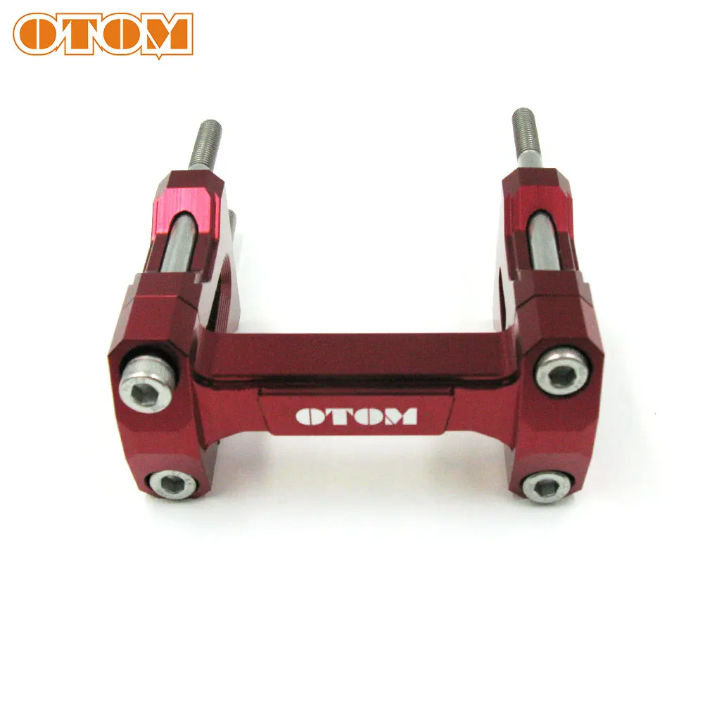 OTOM Motorcycle Integrative Molding Handlebar Base Off-road Handle Bar Riser w/ Bolts Mount For Chinese Dirt Bike KAYO T4 GUIZUN