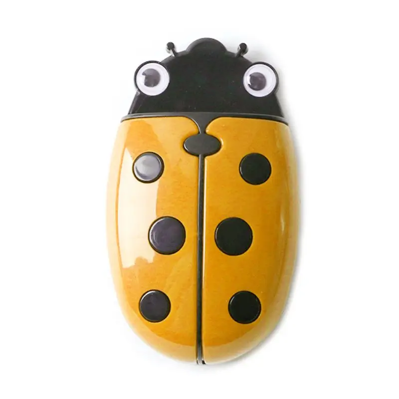 Cute Ladybug Fridge Magnetic Storage Box Eraser Whiteboard Pen Organizer Holder