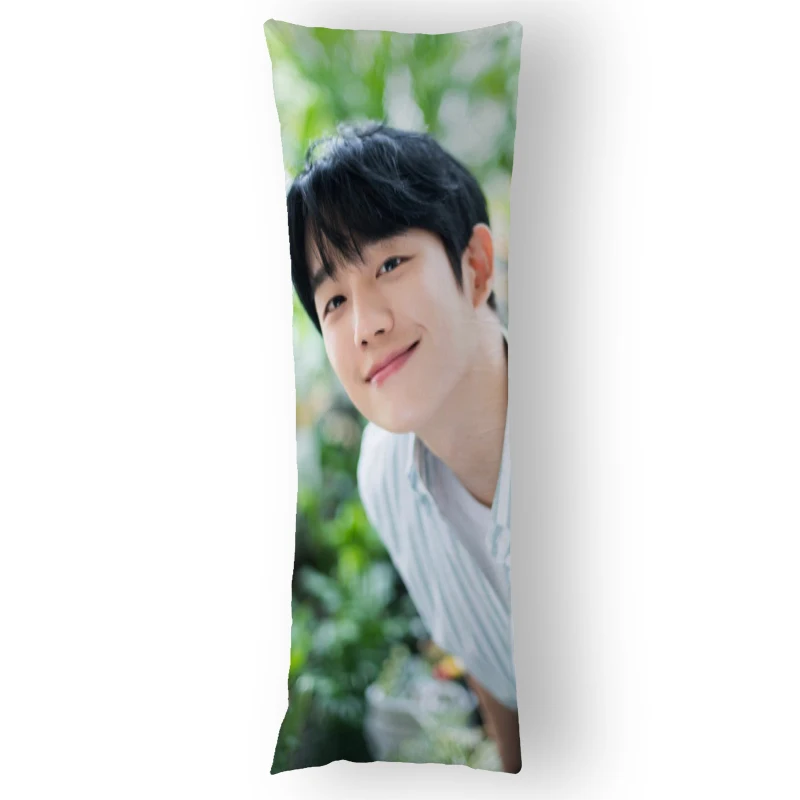 

KPOP Jung Hae In Pillowcase Hug Satin Pillowcover Almohada Anime Body Pillow Case Cushion Cover 35X100cm60X200cm 1.11