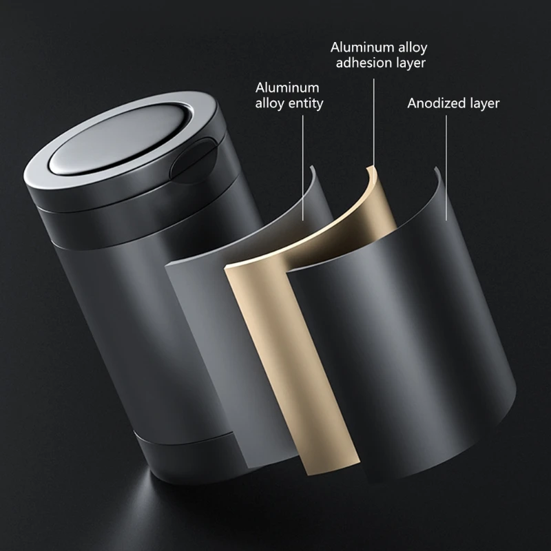 Светодиодный освещение автомобиля пепельница высокого огнезащитного авто пепельница огнеупорные Материал 23GC