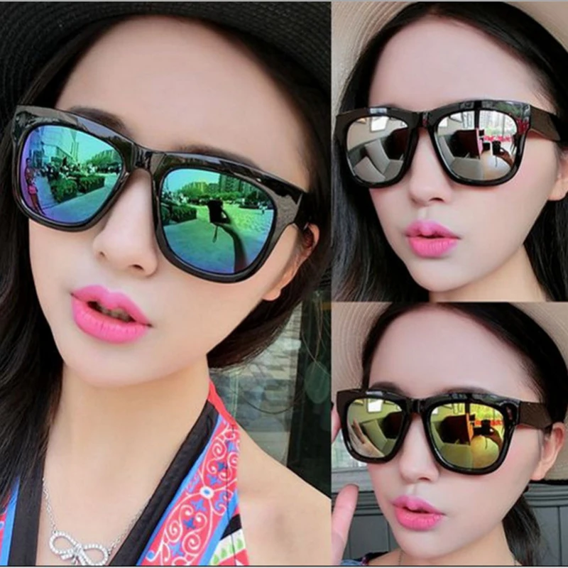 New Fashion Luxury vintage Mirror Brand Designer Sunglasses Women/Men Classic Round Outdoor Sun Glasses UV400