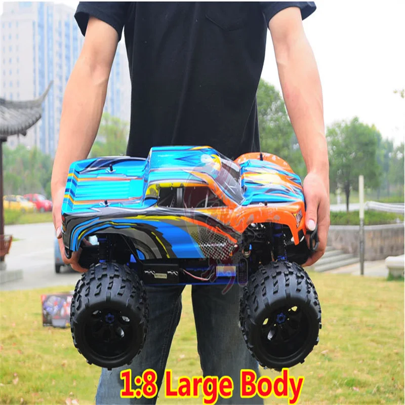 4WD Full Hydraulic Shock Absorber Fuel Rometo Control Car FC26 Motor 80KM/H CVD Rotating Dog Bone Metal Disc Brake System RC Car