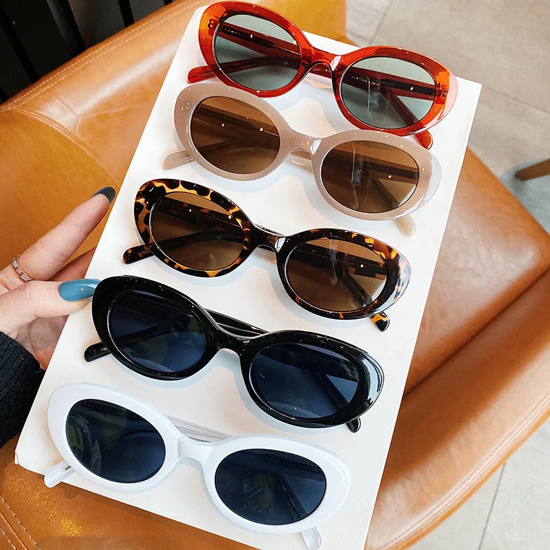 OEC CPO Vintage Cat-Eye Sonnenbrille für Damen, Modische Kleine Trendige Brillen, Punk-Elegante Sonnenbrillen für Frauen, Damen-Sonnenbrillen Oculos De – Detail 2