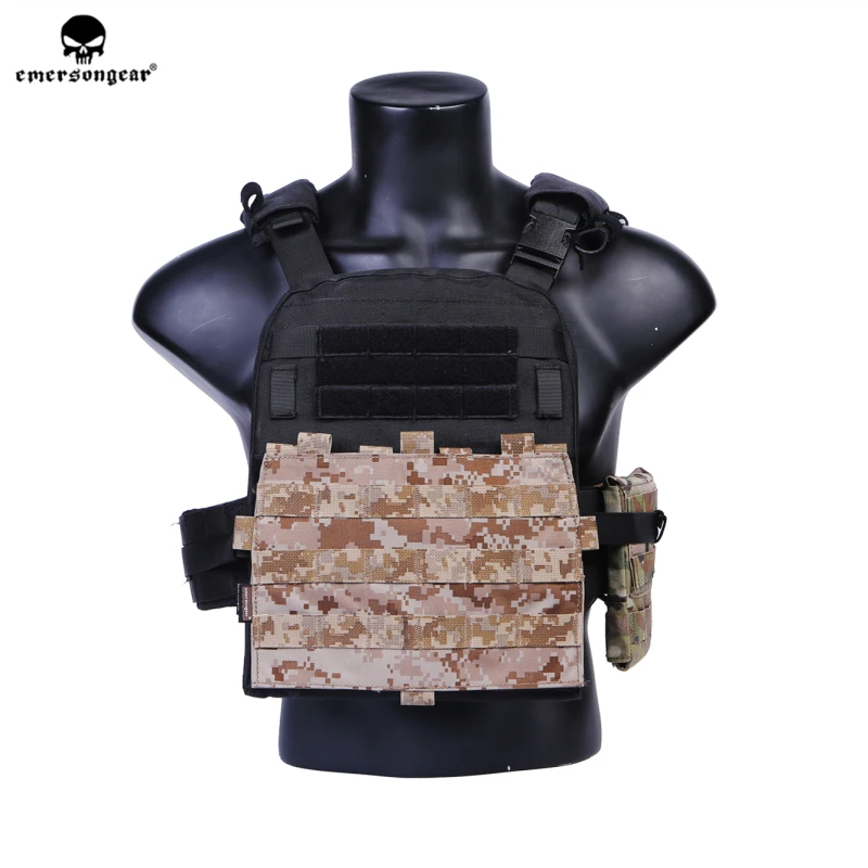 Emersongear Detachable MOLLE Panel Hunting Airsoft Modular Platebag For AVS JPC2.0 Vest Plate Carrier Outdoor Nylon