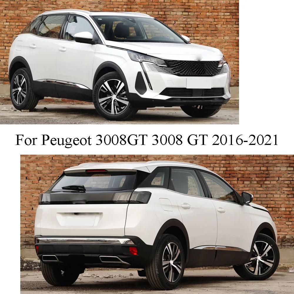 Car Sticker Garnish Pillar Window Middle Strip Trim Frame Hoods For Peugeot 3008GT 3008 GT/4008 2016 2017 2018 2019 2020 2021