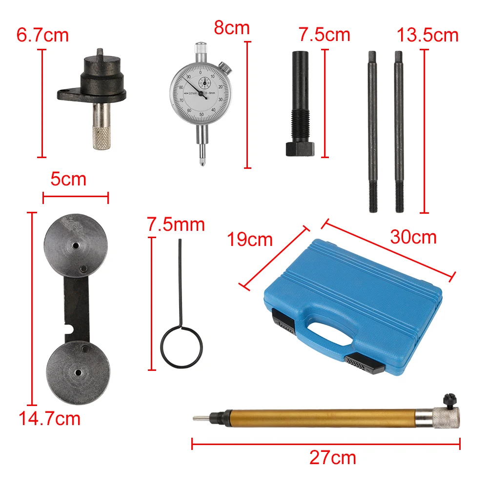 

Engine Timing Tools Car Repair Tools For VW AUDI Seat Skoda Inc Dial Gauge Tdc + Locking Tools T10171A