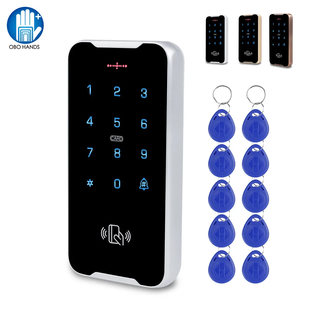 

RFID Access Control Outdoor Keypad Metal Wiegand 26 bits Door Opener Controller IP68 Waterproof with 125KHz Key Cards