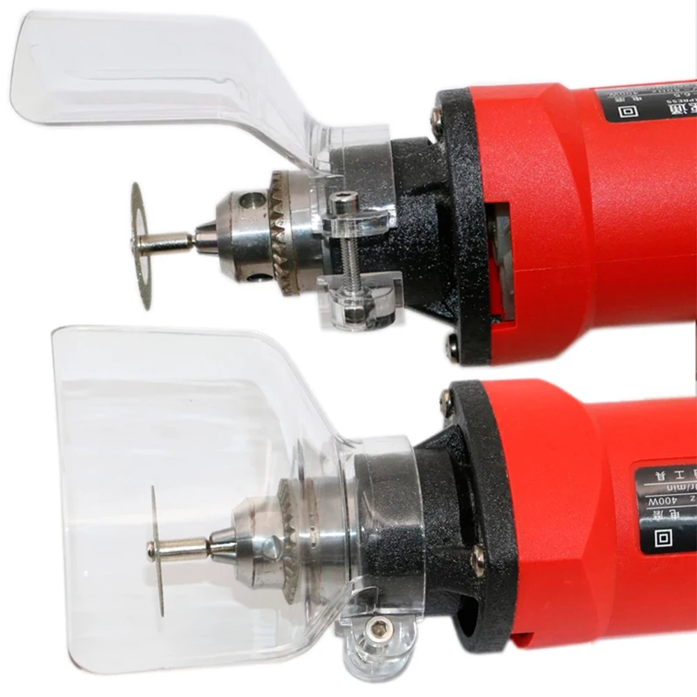 Escudo accesorio de herramienta rotativa, accesorios para Mini taladro, amoladora eléctrica, cubierta protectora de seguridad, soporte de funda, herramienta Dremel eléctrica