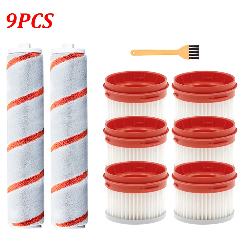 HEPA Filter Roller Brush for Dreame V8 V9 V9B V9 Pro V10 V11 Handheld Cordless Vacuum Cleaner Parts Accessories