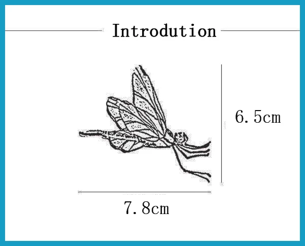 Dragonfly Embroidery Patch Animal Clothing Heat Transfer Patchwork Personalized Decorative DIY Stickers for Clothes Bag Hat