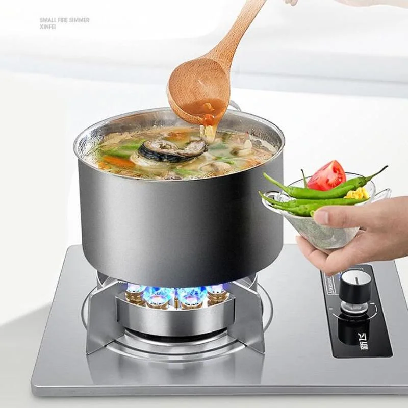 เตาก๊าซครัวเรือนเตาเดี่ยว Liquefied Petroleum Gas ฝังธรรมชาติแก๊ส Desktop Single-Eye อินฟราเรดเตา Fierce Fire