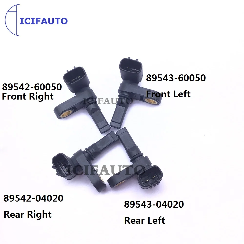 

4xABS датчик скорости колеса передний, задний/правый и левый для Toyota 4Runner FJ Cruiser Tacoma Lexus GX 89543-60050 89542-60050