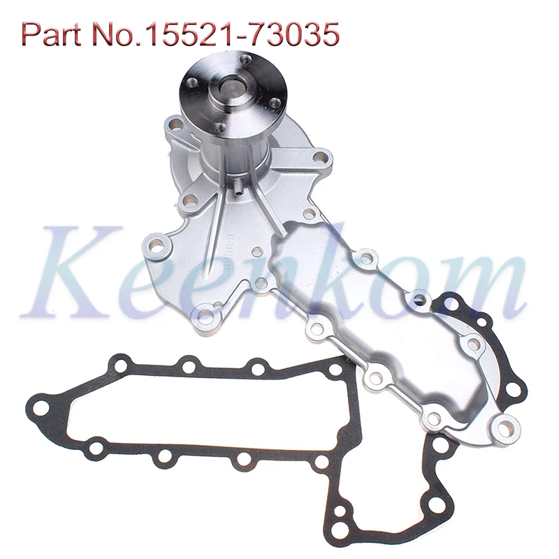 15521-73035 1552173035 Water Pump for Kubota D1102, D1302, D1402, V1502, V1702, V1902, V2203 1552173035