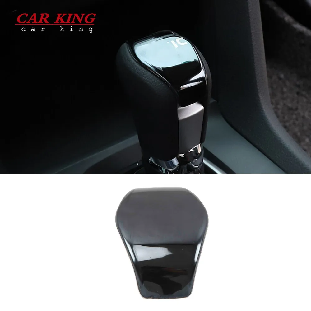 Stainless steel Auto Styling Stickers For Honda Civic 10th 2016 2017-2019 Accessories Interior Gears Shift Knob Cover decoration