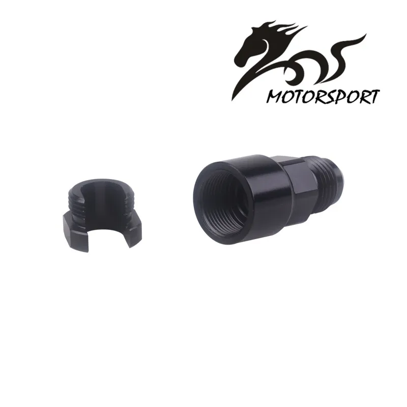 Aluminum LS1 Swap Fuel Rail Inlet Line Fitting Adaptor 3/8 Inch 6AN for LSX LS LS6 5.7 6.0 6.2 Car Accessories