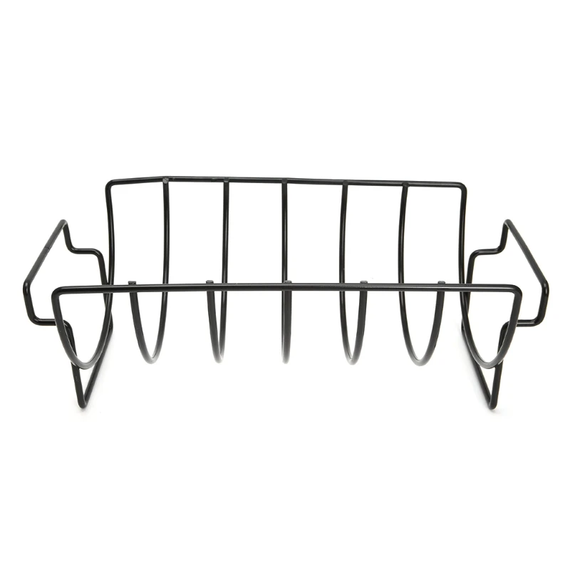 Non-Stick Metal Wire Stand BBQ Grill Steak Holder Roasting Rib Rack Kitchen Tool