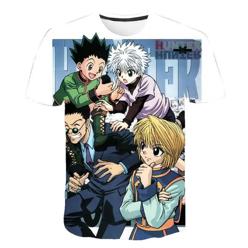 New Cartoon hunter x hunter 3D T Shirts Casual Men Women Children Fashion Streetwear Boy girl Kids Printed T-shirt Cool Tops Tee