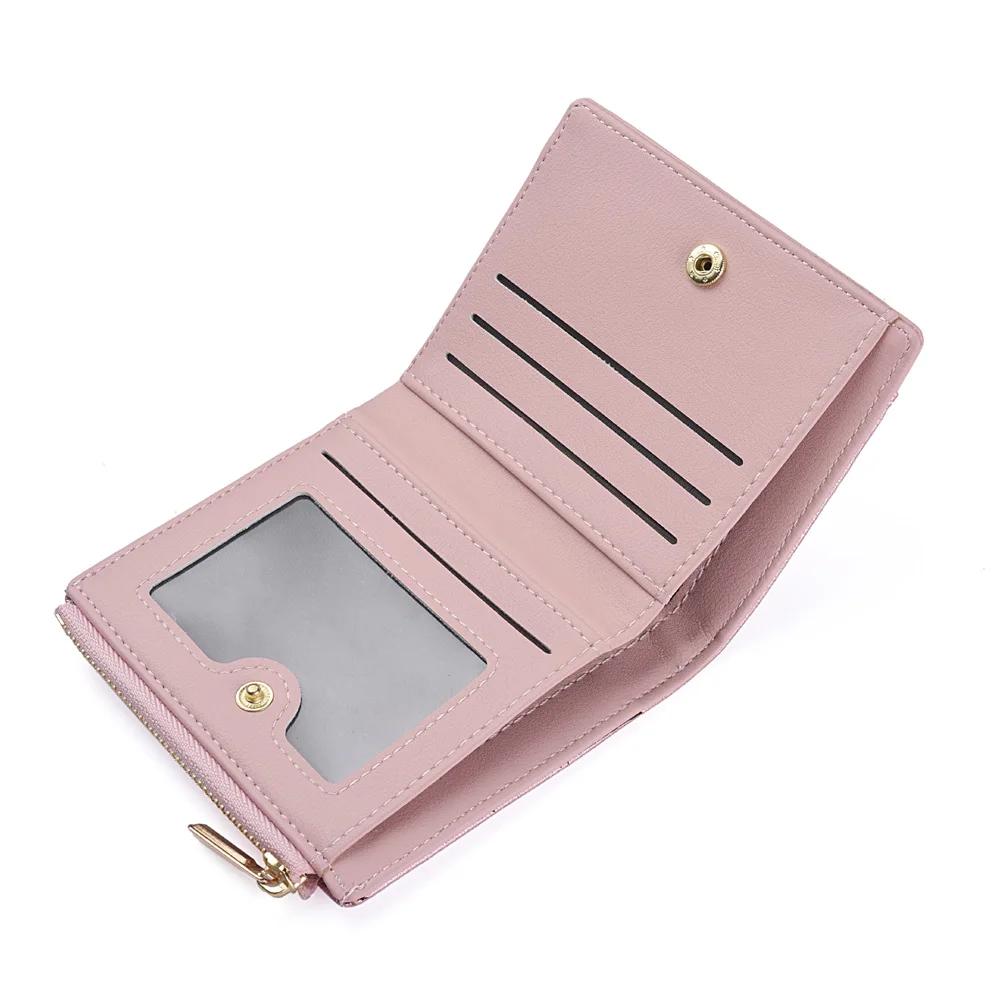 Sequin Contrast Color Patchwork Women Wallets Small Purse Ladies Card Bag for Woman 2020 Clutch Female Purse Money Clip Wallet