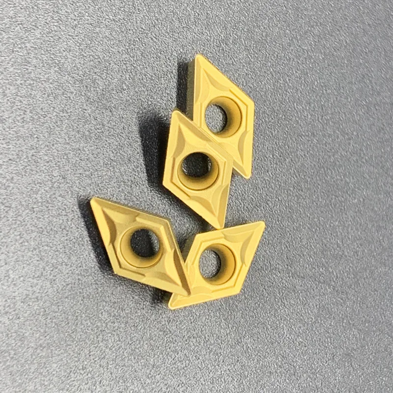DCMT070208 VP15TF US735คุณภาพสูง Alloy Blade ทรงกระบอกเครื่องมือ CNC DCMT 070208 UE6020ตัดคาร์ไบด์แทรก