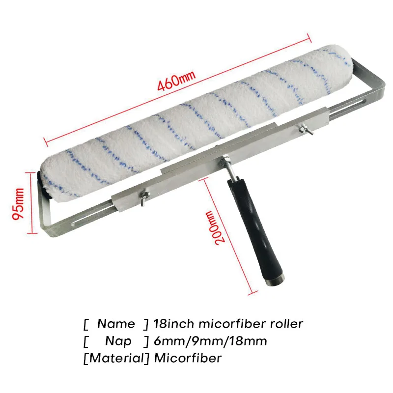 Kit de pinceaux à rouleau de peinture, couverture américaine, microcarence, alliage d\'infraction, double cadre, outils de peinture pour décoration