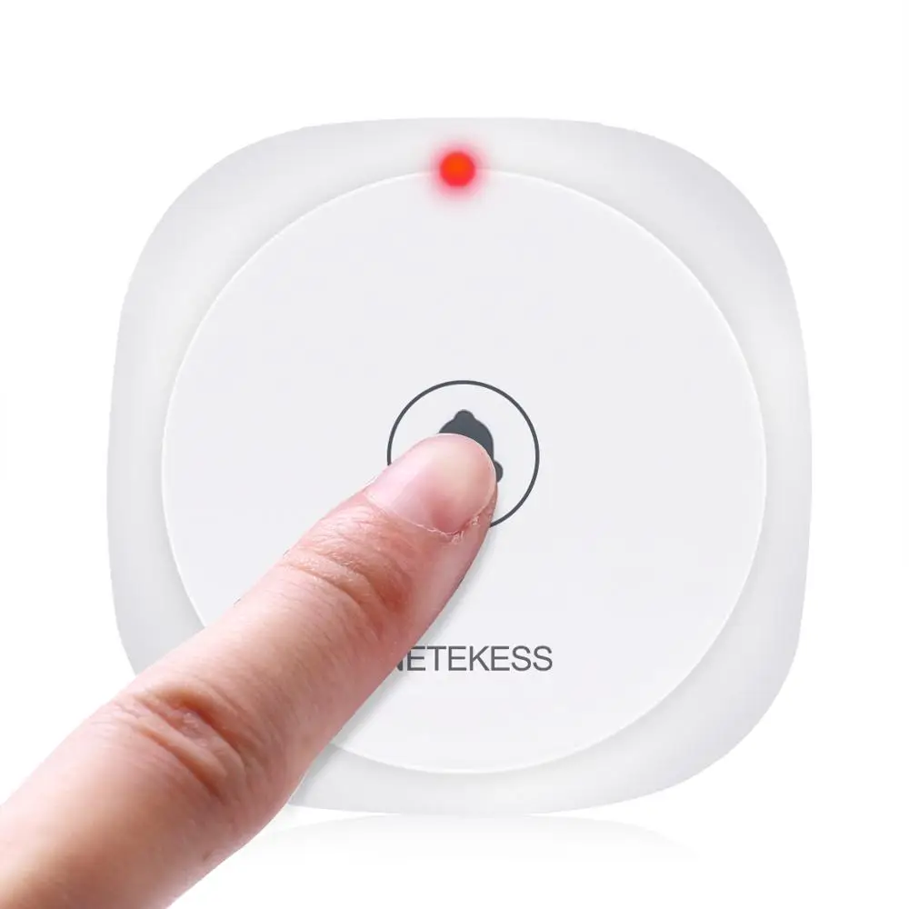 RETEKESS 5Pcs TD017 Touch Pager Wireless Call Button Restaurant Transmitter 433.92MHz For Hookah Coffee Hotel Bar Club Hospital