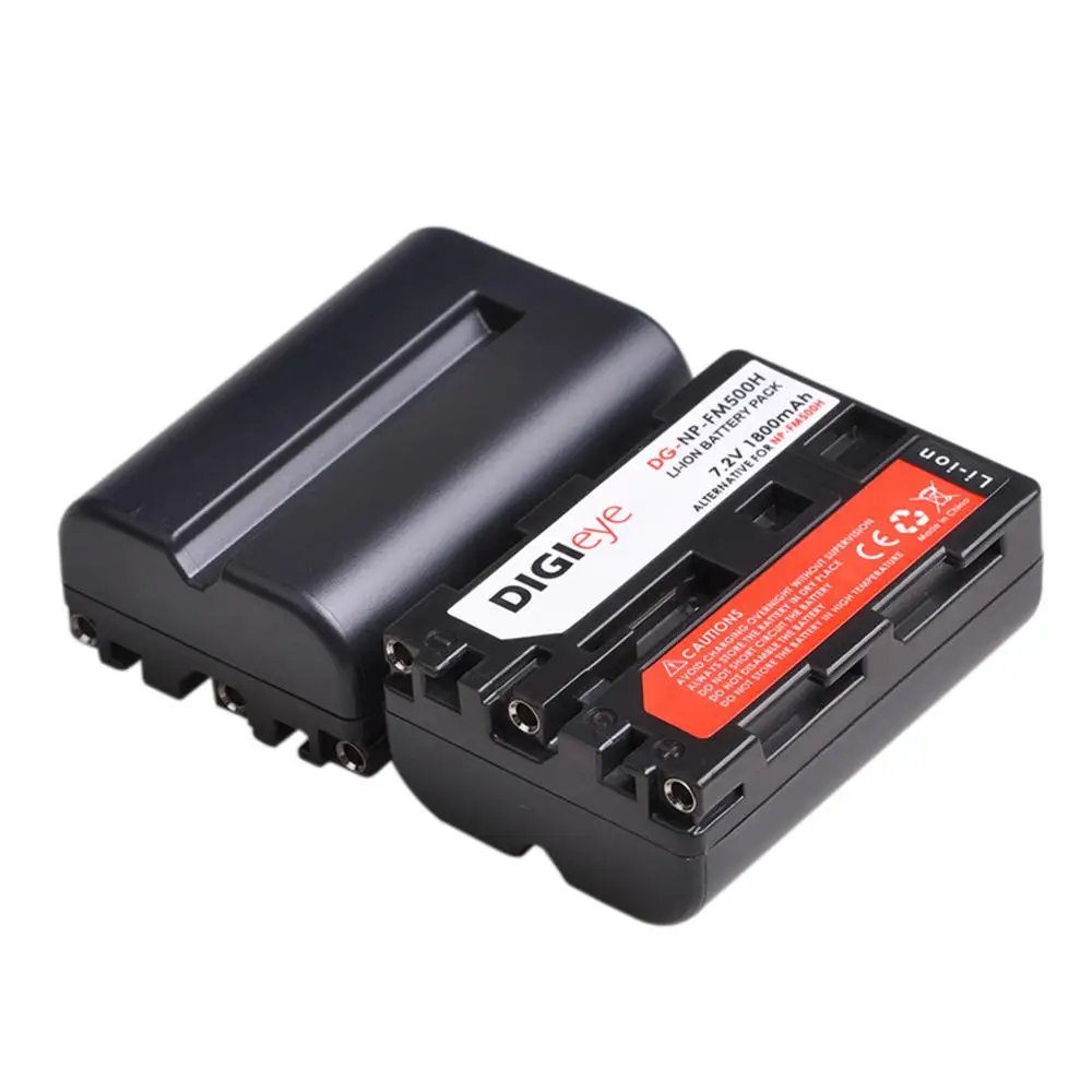 NP-FM500H NP FM500H NPFM500H baterii + LED podwójna ładowarka do Sony Alpha a68, a77II, SLT-A57, A58, A100, A200, A560, A580,SLT-A700