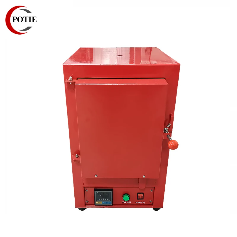 220V Jewelry Casting Machine 2 Pieces 4X9 Inch Flasks Muffle Oven Furnace Gypsum Drying Curing Wax Melting Tools Equipment