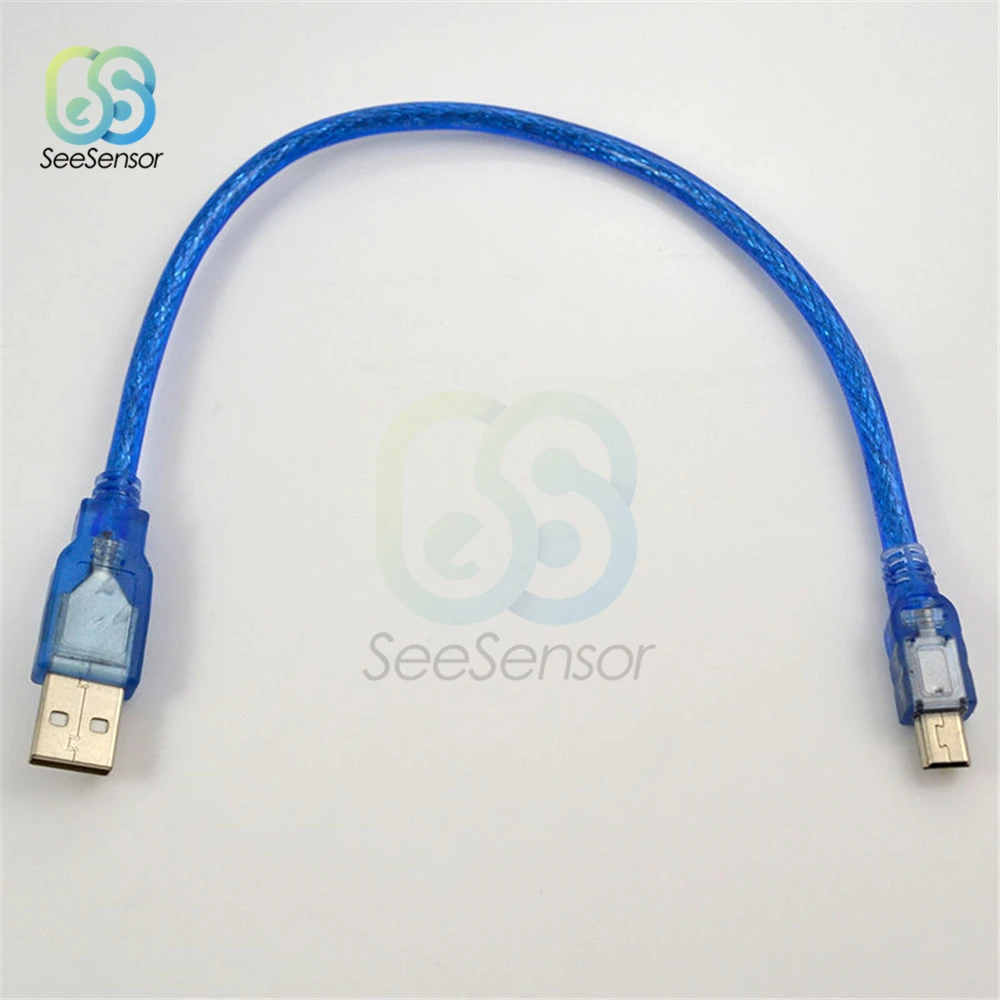 2 шт. 30 см USB 2.0 тип А папа к Мини 5P папа кабель для передачи данных Mini 5P USB кабель Шнур провода для цифровых камер MP3-плееров