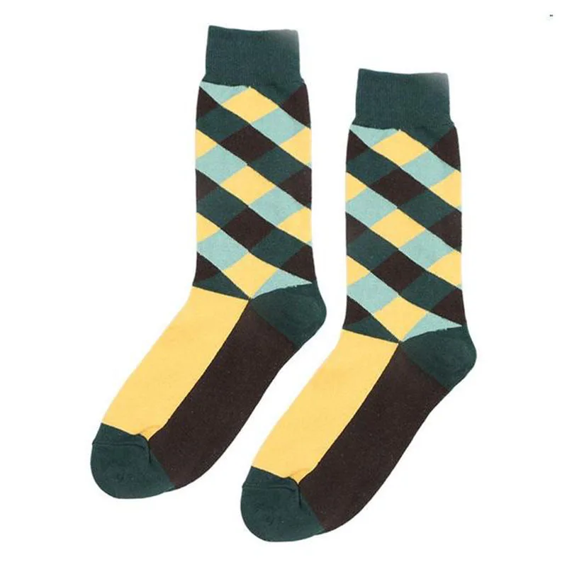 3 Pairs Men Socks Large Big Plus Size 45,46 British Wind Men Sock Happy Socks Long Tube Socks Men Meias Calcetines Hombre Casual