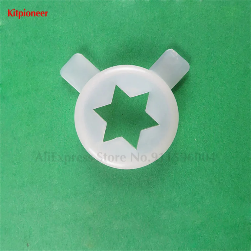 5Pcs Ice Cream Machine Magic Modeling Caps Nozzle Of Ice Cream Five Different Shapes 29mm Inner Diameter Lids