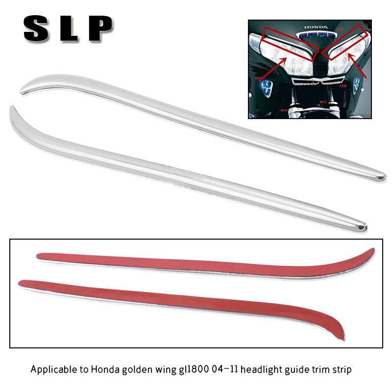 Applicable to Honda golden wing gl1800 headlamp trim strip 04-11 deflector trim strip headlamp Eyebrow decoration