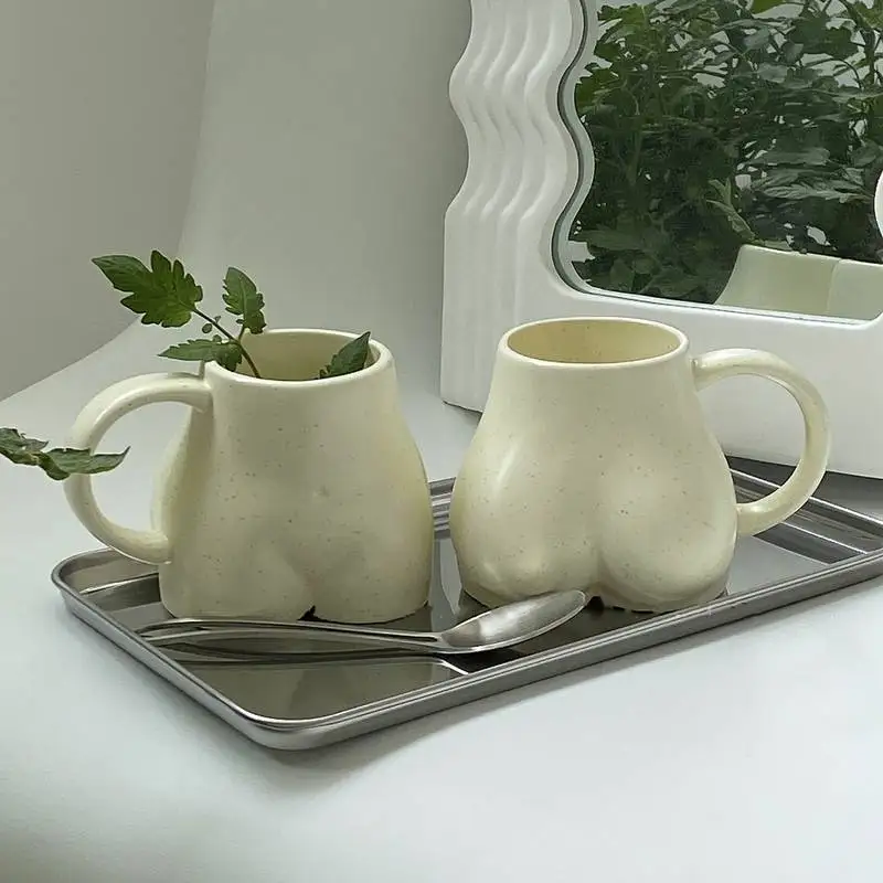 Human Buttocks Ceramics Mugs coffee mug Milk Tea office Cups Drinkware the Best birthday Gift for Friends