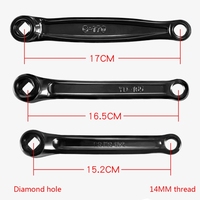 Bicycle Crank Arm 170/165/152mm Steel Bike Crank Left Arm Bicycle Replacement Left Crank Arm Available in Diamond Hole
