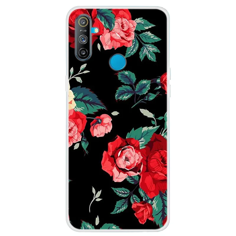 For Realme C3 Case Shockproof Soft silicone TPU Back Cover For Oppo Realme C21 C3 8Pro Phone Case Realme 8 Pro Case Cute Cartoon