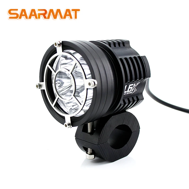 Led motorcycle headlight 6beads moto led lamps For BMW R1200GS F800 F700GS Front Brackets motorbike Fog Passing Light 12V