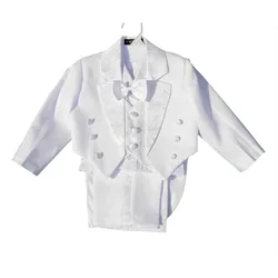 Costume de baptême noir pour petit garçon, tenue de baptême blanche avec nœud papillon, vêtements de cérémonie pour bébé garçon, fête d'anniversaire