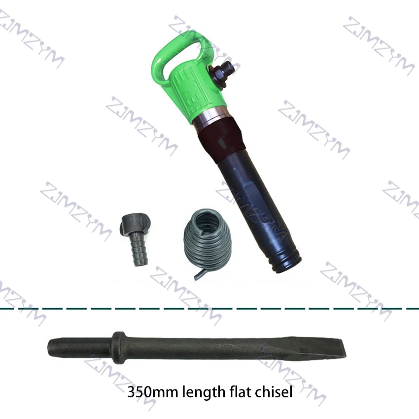 Potente pala de viento de Gas de mano, martillo de aire pequeño, removedor de óxido, corte, perforación, Chipping, herramientas neumáticas, 155mm