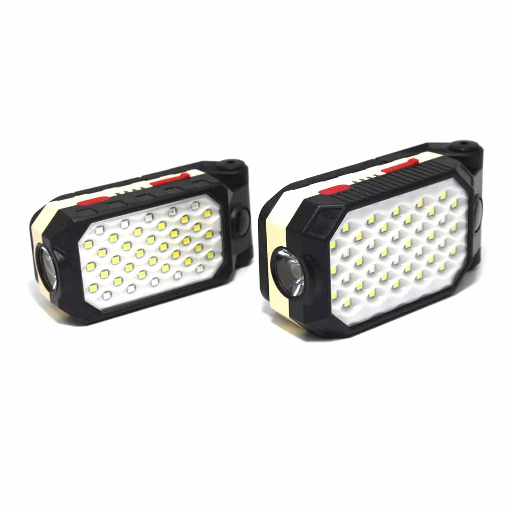 Portable Fishing COB Light Waterproof Rechargeable LED Work Light Built-in Battery Car Repairing Magnet Inspection Lamp