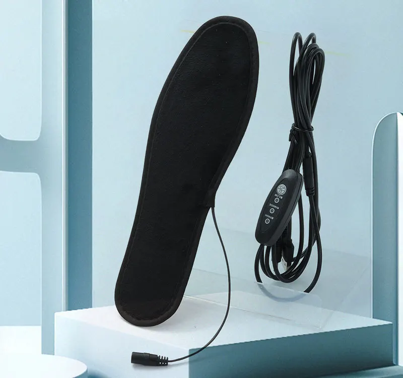 Heating Insole，Three-speed Thermostat,Winter Heating Insole, USB Charging,Warm Electric Insole Heater Usb  Mobile Repaire