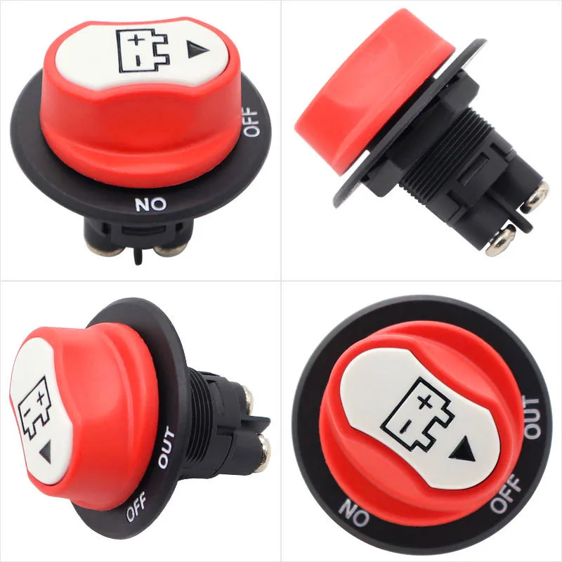 Car Auto 12V-60V 100A-300A RV Marine Boat Battery Selector Isolator Disconnect Rotary Switch Cut