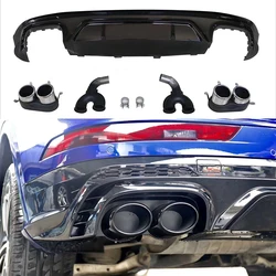 Rear Bumper Diffuser Lip For Audi Q5 sport style 2018-2020 modified Sq5 style
